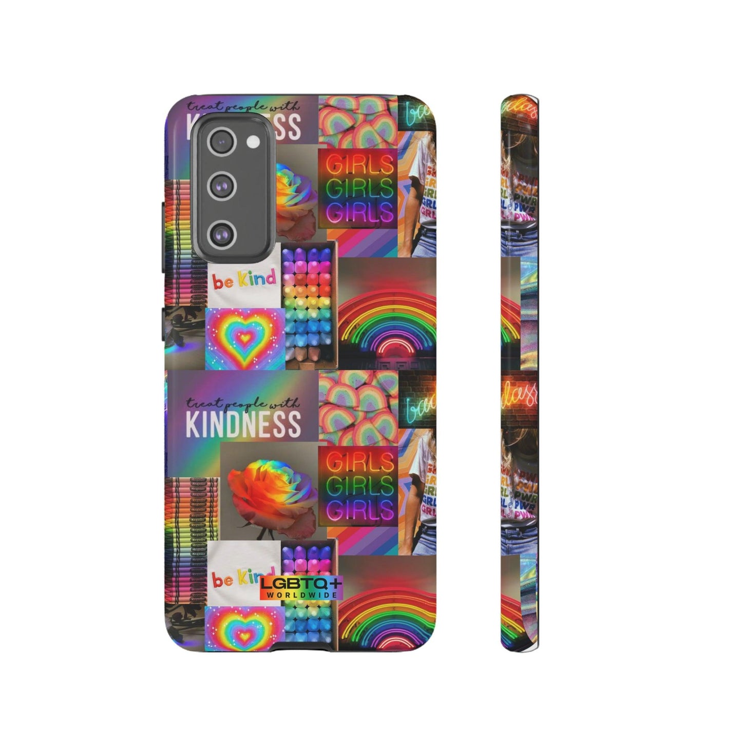 LGBTQWorldwide - ,,FREUNDLICH" Doppelgehäuse Handyhülle Accessories, Glossy, iPhone Cases, Matte, Phone accessory, Phone Cases, Samsung Cases, Thermo, Valentine's Day Picks lgbtq Bekleidung Accessoires unisex Zubehör