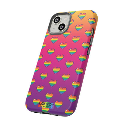 LGBTQWorldwide - ,,HERZ" Doppelgehäuse Handyhülle Accessories, Glossy, iPhone Cases, Matte, Phone accessory, Phone Cases, Samsung Cases, Thermo, Valentine's Day Picks lgbtq Bekleidung Accessoires unisex Zubehör