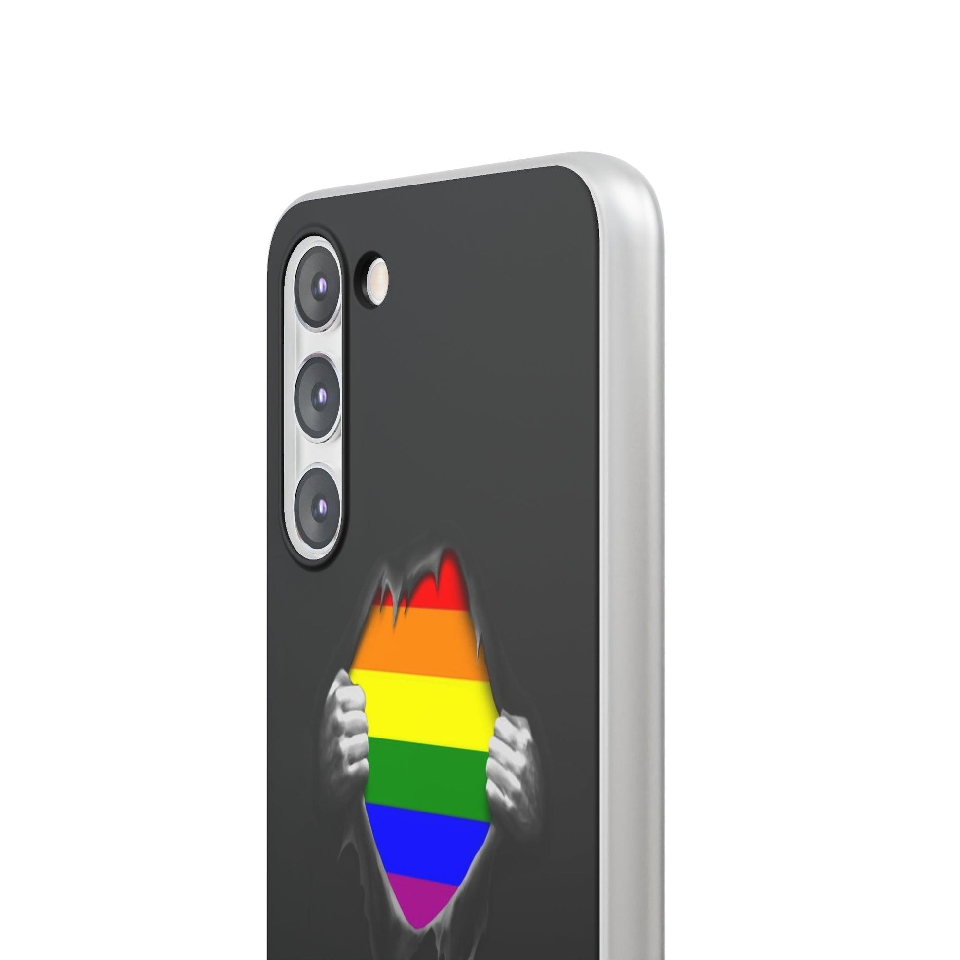 LGBTQWorldwide - ,,SCHWARZES LOCH" Flexible Handyhülle Accessories, Case, iPhone, iPhone Cases, Phone accessory, Phone Cases, Samsung Cases, silikon, Valentine's Day promotion lgbtq Bekleidung Accessoires unisex Zubehör