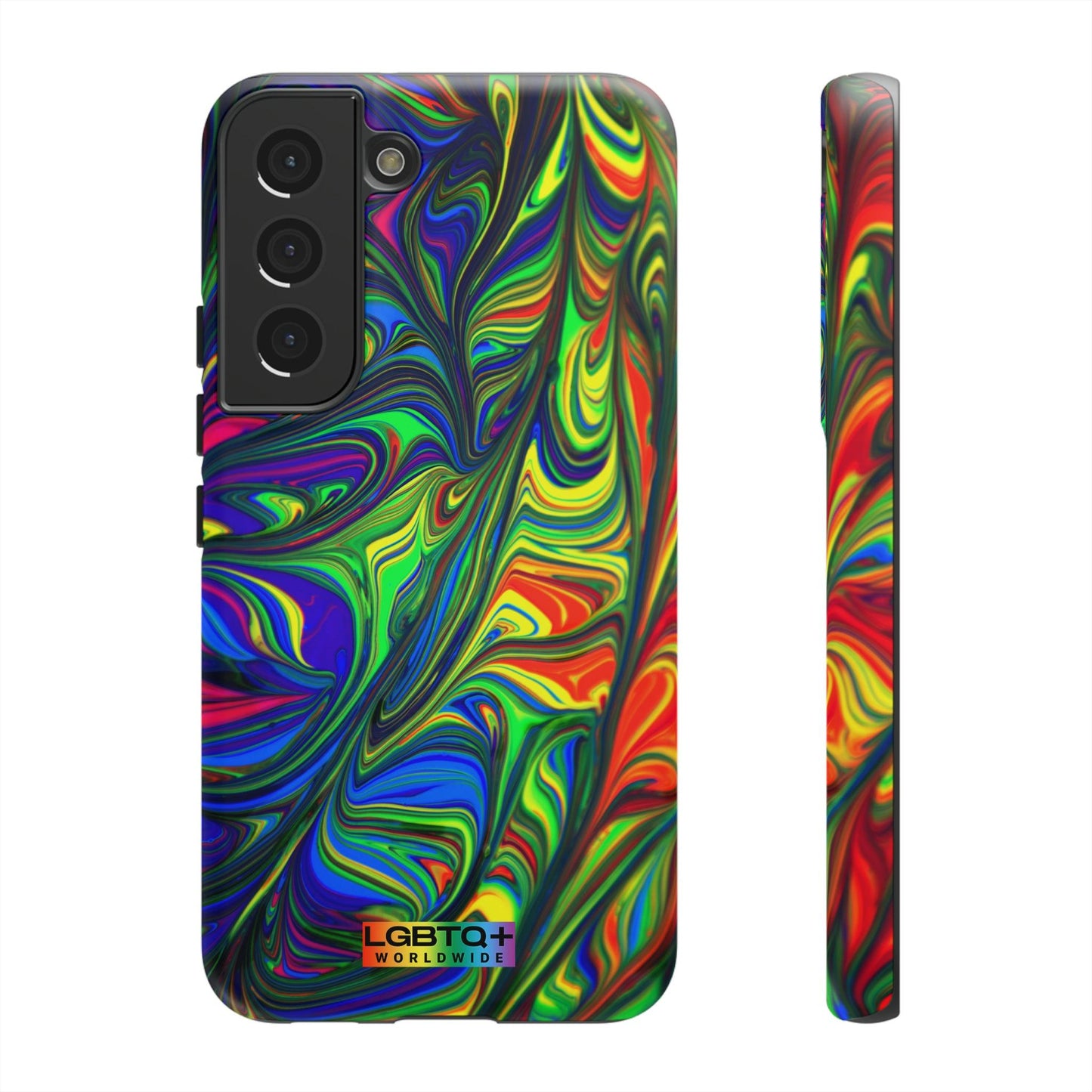 LGBTQWorldwide - ,,ILLUSION" Doppelgehäuse Handyhülle Accessories, Glossy, iPhone Cases, Matte, Phone accessory, Phone Cases, Samsung Cases, Thermo, Valentine's Day Picks lgbtq Bekleidung Accessoires unisex Zubehör