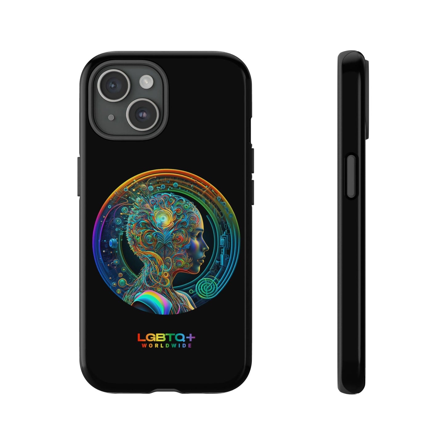 LGBTQWorldwide - ,,INTELLIGENT" Doppelgehäuse Handyhülle Accessories, Glossy, iPhone Cases, Matte, Phone accessory, Phone Cases, Samsung Cases, tough, Valentine's Day Picks lgbtq Bekleidung Accessoires unisex Zubehör