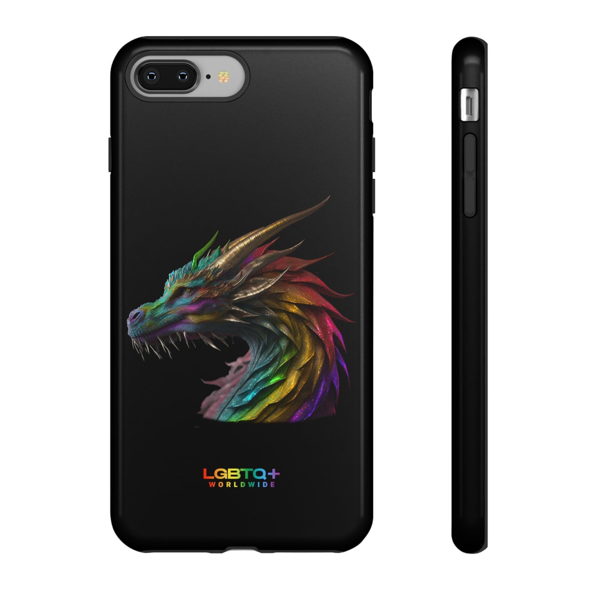 LGBTQWorldwide - ,,DRACHE" Doppelgehäuse Handyhülle Accessories, Glossy, iPhone Cases, Matte, Phone accessory, Phone Cases, Samsung Cases, tough, Valentine's Day Picks lgbtq Bekleidung Accessoires unisex Zubehör