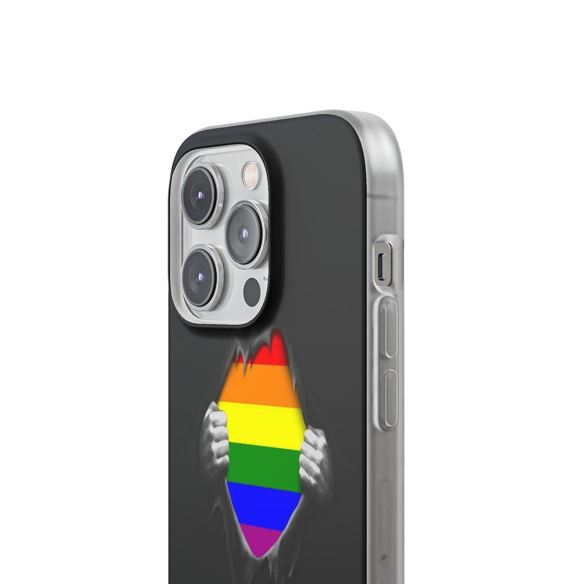 LGBTQWorldwide - ,,SCHWARZES LOCH" Flexible Handyhülle Accessories, Case, iPhone, iPhone Cases, Phone accessory, Phone Cases, Samsung Cases, silikon, Valentine's Day promotion lgbtq Bekleidung Accessoires unisex Zubehör