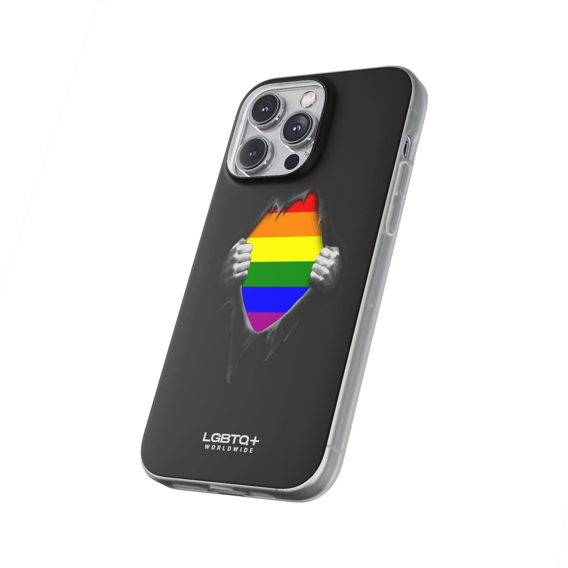 LGBTQWorldwide - ,,SCHWARZES LOCH" Flexible Handyhülle Accessories, Case, iPhone, iPhone Cases, Phone accessory, Phone Cases, Samsung Cases, silikon, Valentine's Day promotion lgbtq Bekleidung Accessoires unisex Zubehör