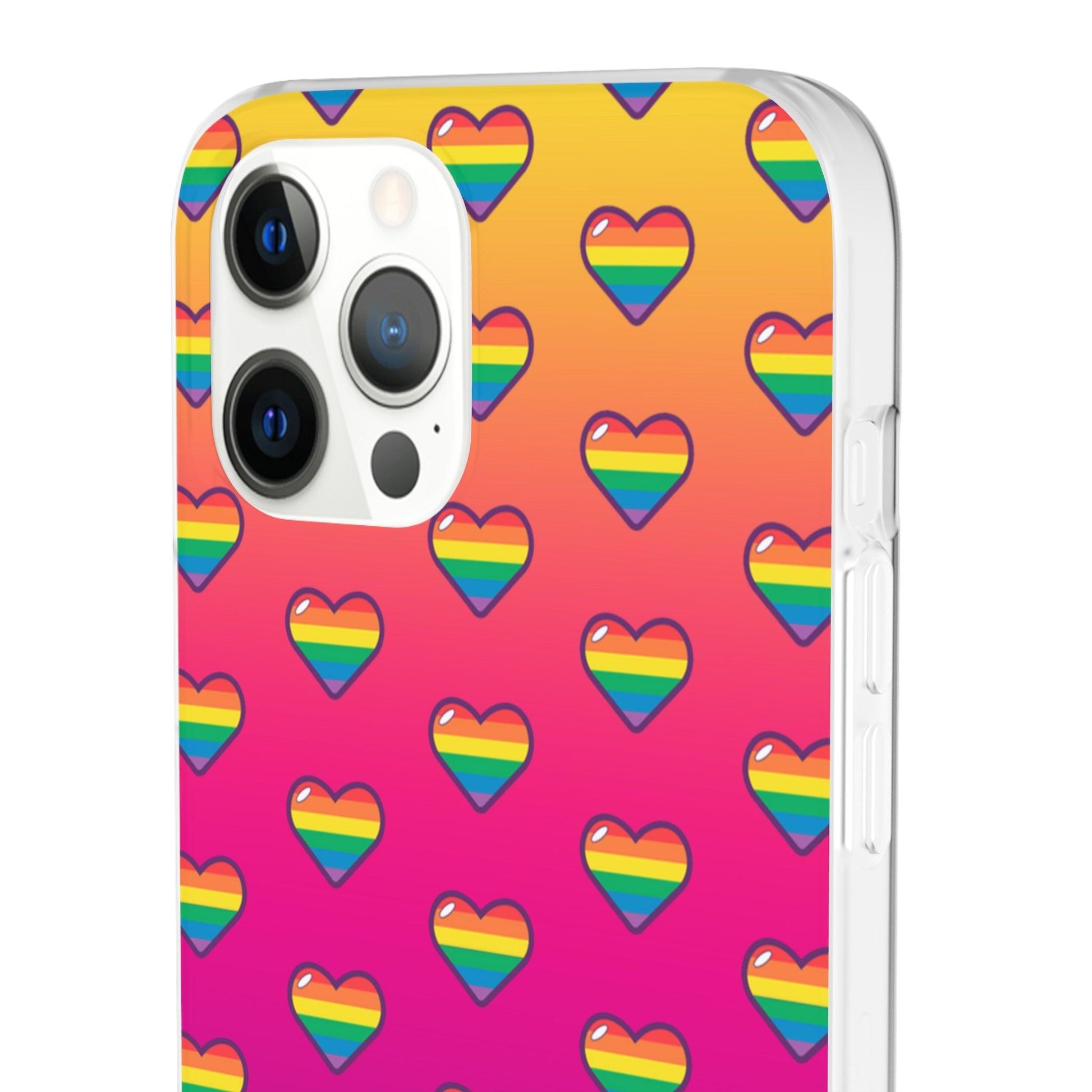 LGBTQWorldwide - ,,HERZEN" Flexible Handyhülle Accessories, Case, iPhone, iPhone Cases, Phone accessory, Phone Cases, Samsung Cases, silikon, Valentine's Day promotion lgbtq Bekleidung Accessoires unisex Zubehör