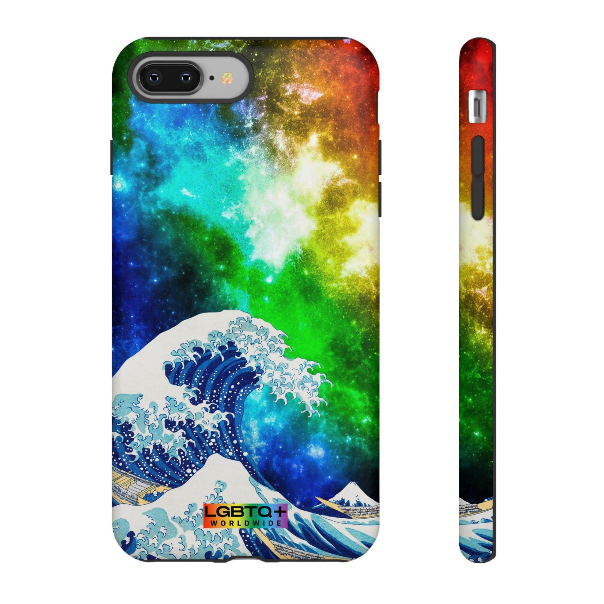 LGBTQWorldwide - ,,WELLE" Doppelgehäuse Handyhülle Accessories, Glossy, iPhone Cases, Matte, Phone accessory, Phone Cases, Samsung Cases, Thermo, Valentine's Day Picks lgbtq Bekleidung Accessoires unisex Zubehör