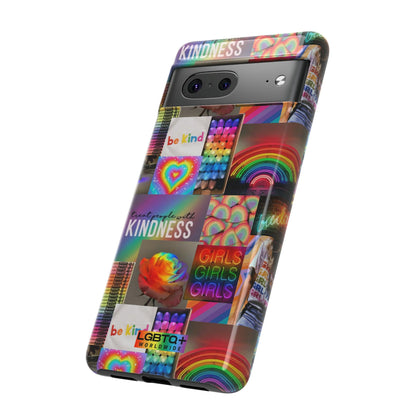 LGBTQWorldwide - ,,FREUNDLICH" Doppelgehäuse Handyhülle Accessories, Glossy, iPhone Cases, Matte, Phone accessory, Phone Cases, Samsung Cases, Thermo, Valentine's Day Picks lgbtq Bekleidung Accessoires unisex Zubehör