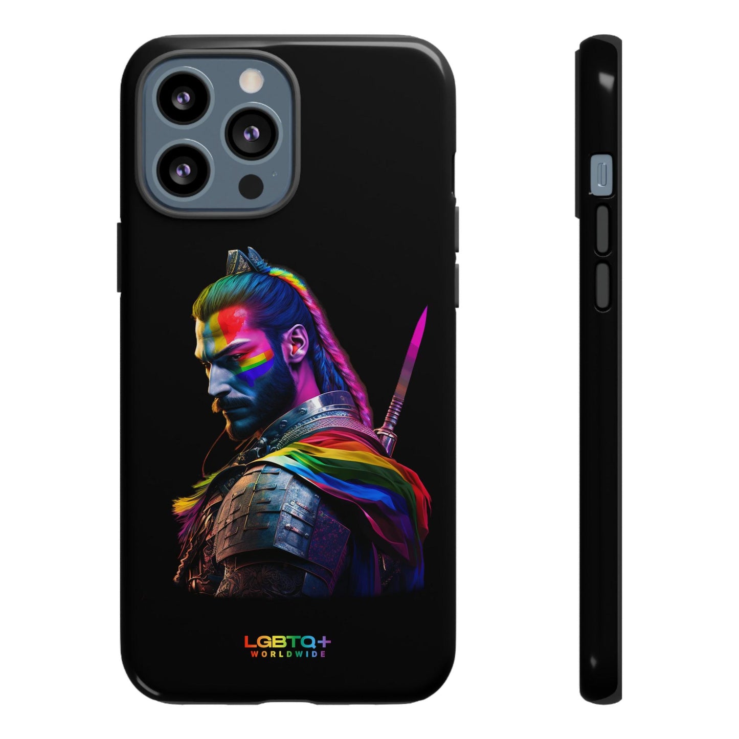 LGBTQWorldwide - ,,SAMURAI" Doppelgehäuse Handyhülle Accessories, Glossy, iPhone Cases, Matte, Phone accessory, Phone Cases, Samsung Cases, tough, Valentine's Day Picks lgbtq Bekleidung Accessoires unisex Zubehör