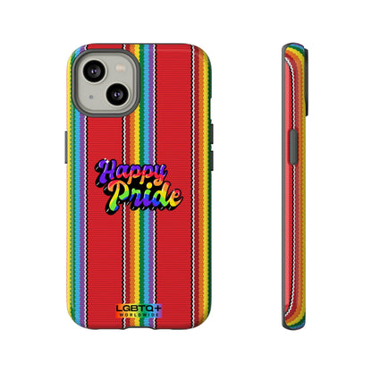 LGBTQWorldwide - ,,HAPPY PRIDE" Doppelgehäuse Handyhülle Accessories, Glossy, iPhone Cases, Matte, Phone accessory, Phone Cases, Samsung Cases, Thermo, Valentine's Day Picks lgbtq Bekleidung Accessoires unisex Zubehör