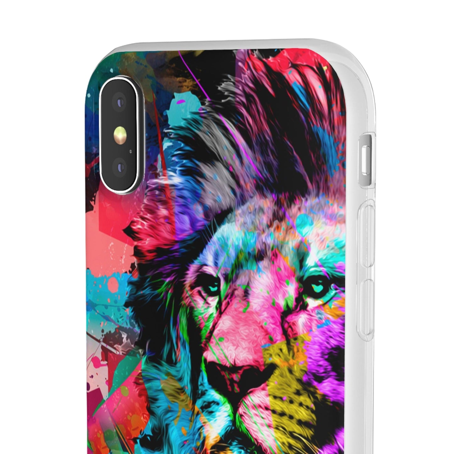 LGBTQWorldwide - ,,STARKER LÖWE" Flexible Handyhülle Accessories, Case, iPhone, iPhone Cases, Phone accessory, Phone Cases, Samsung Cases, silikon, Valentine's Day promotion lgbtq Bekleidung Accessoires unisex Zubehör