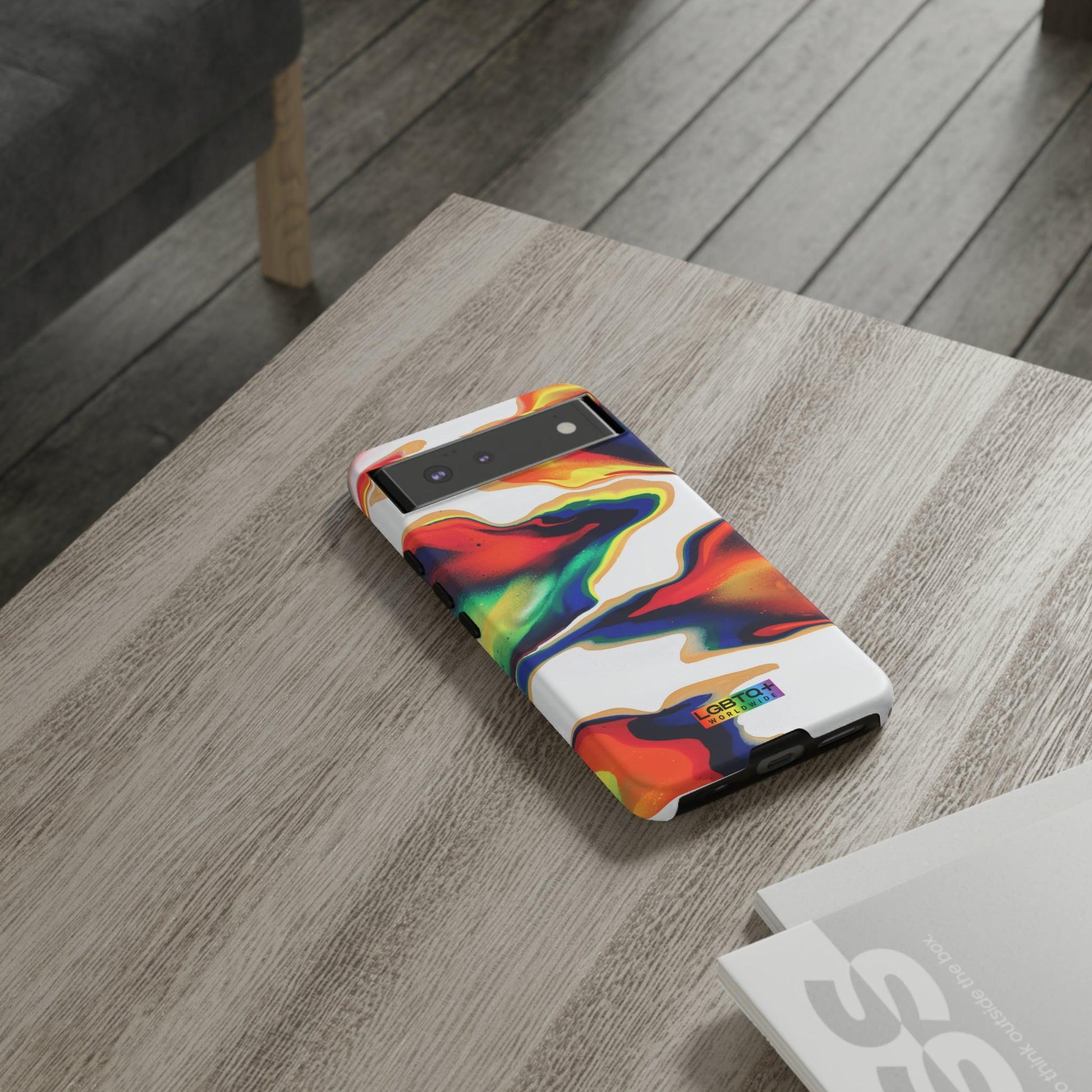 LGBTQWorldwide - ,,EINZIGARTIG" Doppelgehäuse Handyhülle Accessories, Glossy, iPhone Cases, Matte, Phone accessory, Phone Cases, Samsung Cases, Thermo, Valentine's Day Picks lgbtq Bekleidung Accessoires unisex Zubehör