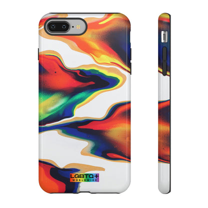 LGBTQWorldwide - ,,EINZIGARTIG" Doppelgehäuse Handyhülle Accessories, Glossy, iPhone Cases, Matte, Phone accessory, Phone Cases, Samsung Cases, Thermo, Valentine's Day Picks lgbtq Bekleidung Accessoires unisex Zubehör