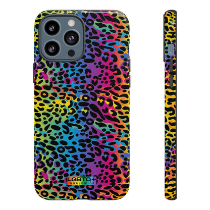 LGBTQWorldwide - ,,LEOPARD" Doppelgehäuse Handyhülle Accessories, Glossy, iPhone Cases, Matte, Phone accessory, Phone Cases, Samsung Cases, Thermo, Valentine's Day Picks lgbtq Bekleidung Accessoires unisex Zubehör