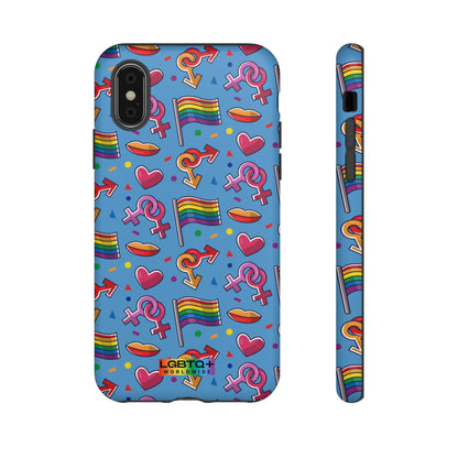 LGBTQWorldwide - ,,FÜHL DICH FREI" Doppelgehäuse Handyhülle Accessories, Glossy, iPhone Cases, Matte, Phone accessory, Phone Cases, Samsung Cases, Thermo, Valentine's Day Picks lgbtq Bekleidung Accessoires unisex Zubehör