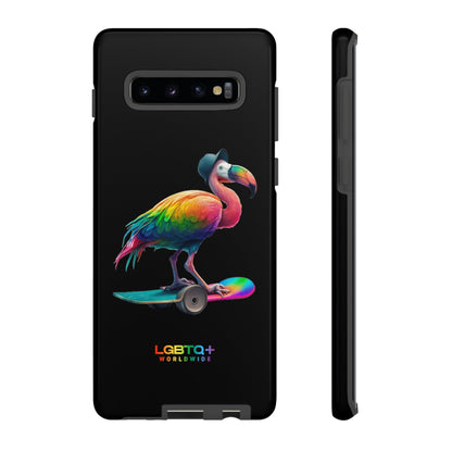 LGBTQWorldwide - ,,FLAMINGO" Doppelgehäuse Handyhülle Accessories, Glossy, iPhone Cases, Matte, Phone accessory, Phone Cases, Samsung Cases, tough, Valentine's Day Picks lgbtq Bekleidung Accessoires unisex Zubehör