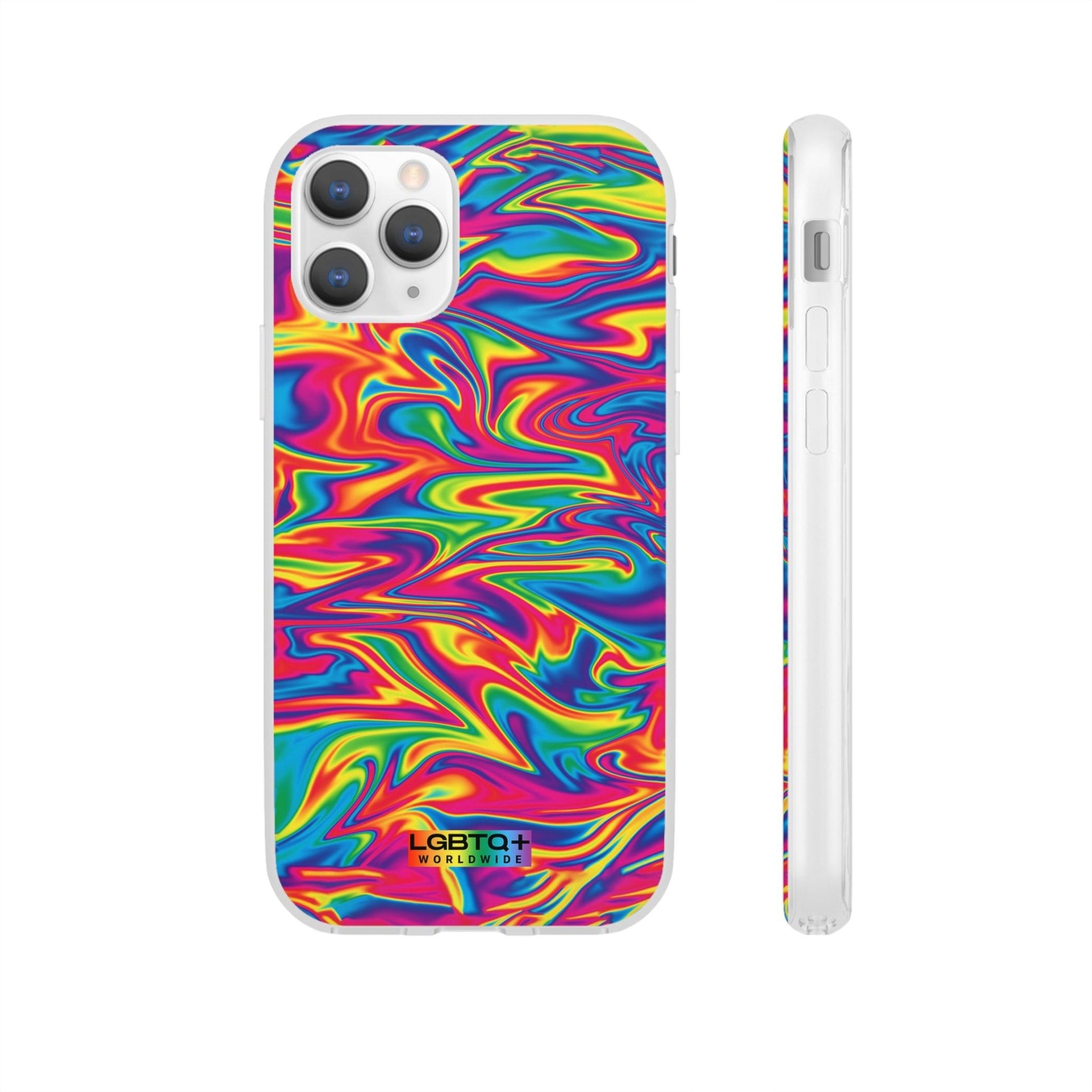 LGBTQWorldwide - ,,ABSTRACT" Flexible Handyhülle Accessories, Case, iPhone, iPhone Cases, Phone accessory, Phone Cases, Samsung Cases, silikon, Valentine's Day promotion lgbtq Bekleidung Accessoires unisex Zubehör