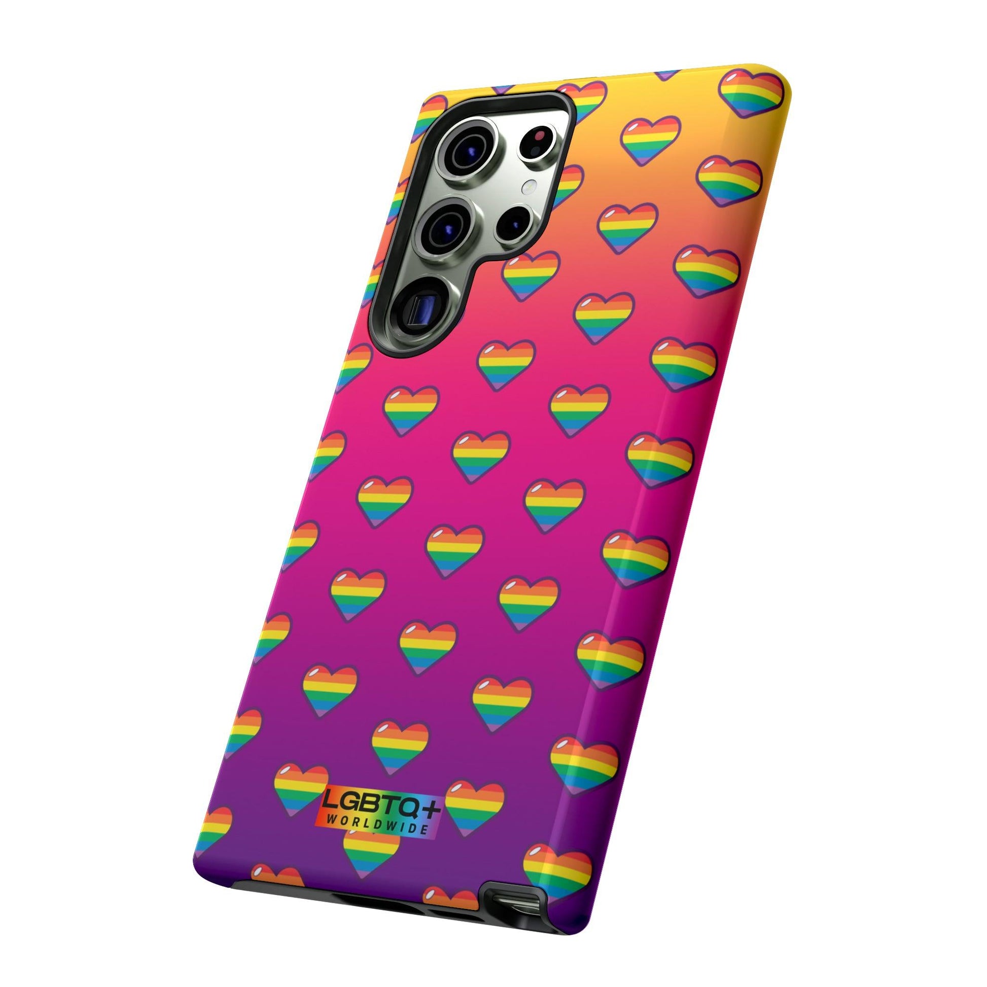 LGBTQWorldwide - ,,HERZ" Doppelgehäuse Handyhülle Accessories, Glossy, iPhone Cases, Matte, Phone accessory, Phone Cases, Samsung Cases, Thermo, Valentine's Day Picks lgbtq Bekleidung Accessoires unisex Zubehör