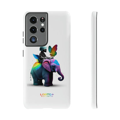 LGBTQWorldwide - ,,SCHMETTERLING" Doppelgehäuse Handyhülle Accessories, Glossy, iPhone Cases, Matte, Phone accessory, Phone Cases, Samsung Cases, tough, Valentine's Day Picks lgbtq Bekleidung Accessoires unisex Zubehör