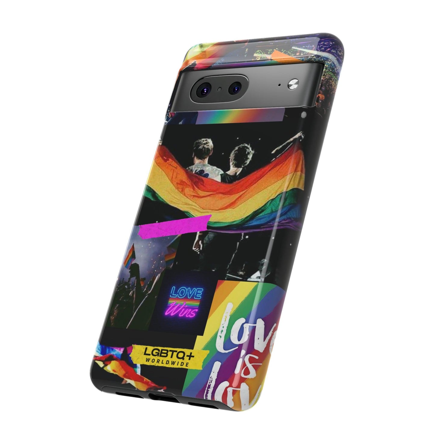 LGBTQWorldwide - ,,COMMUNITY" Doppelgehäuse Handyhülle Accessories, Glossy, iPhone Cases, Matte, Phone accessory, Phone Cases, Samsung Cases, Thermo, Valentine's Day Picks lgbtq Bekleidung Accessoires unisex Zubehör