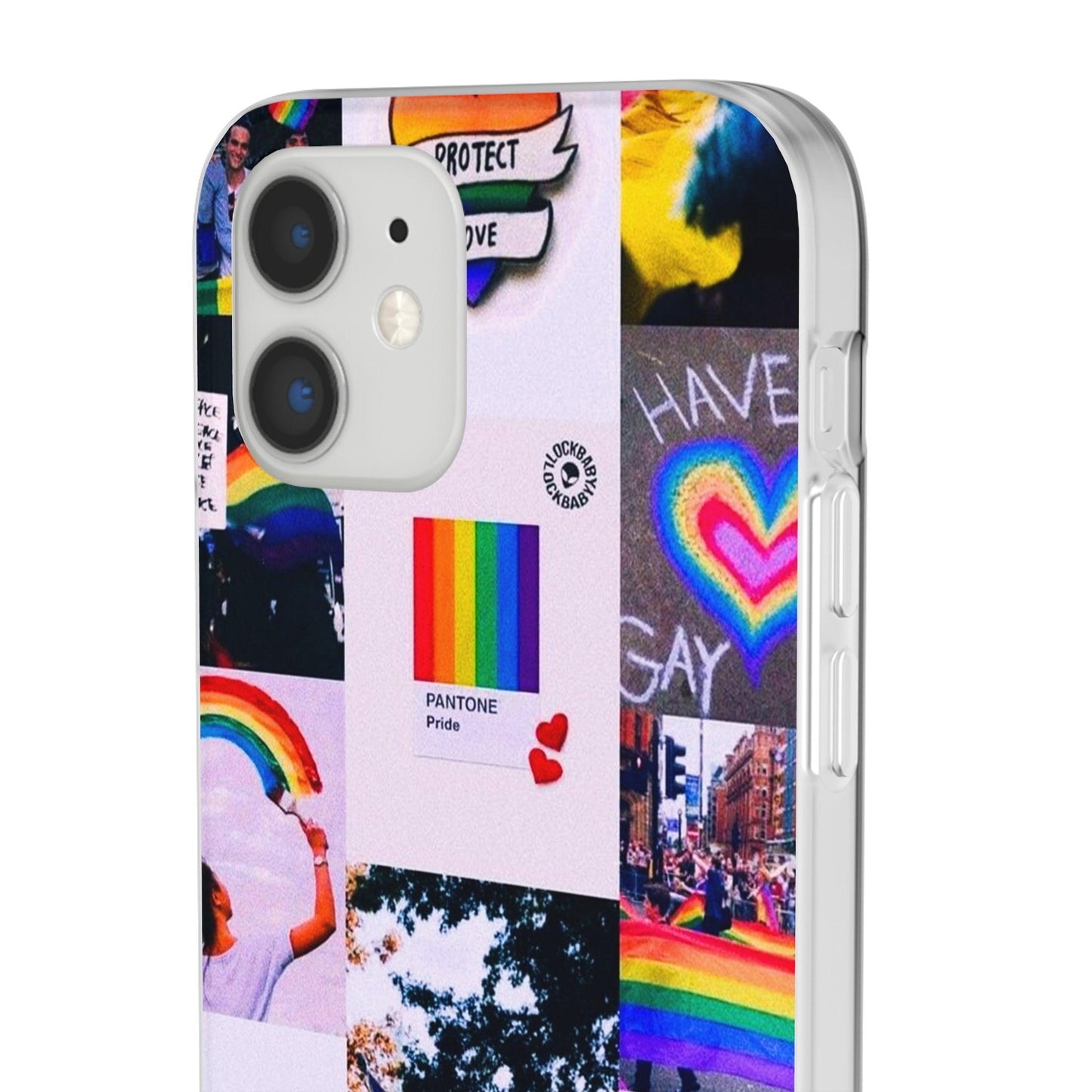 LGBTQWorldwide - ,,REGENBOGEN" Flexible Handyhülle Accessories, Case, iPhone, iPhone Cases, Phone accessory, Phone Cases, Samsung Cases, silikon, Valentine's Day promotion lgbtq Bekleidung Accessoires unisex Zubehör