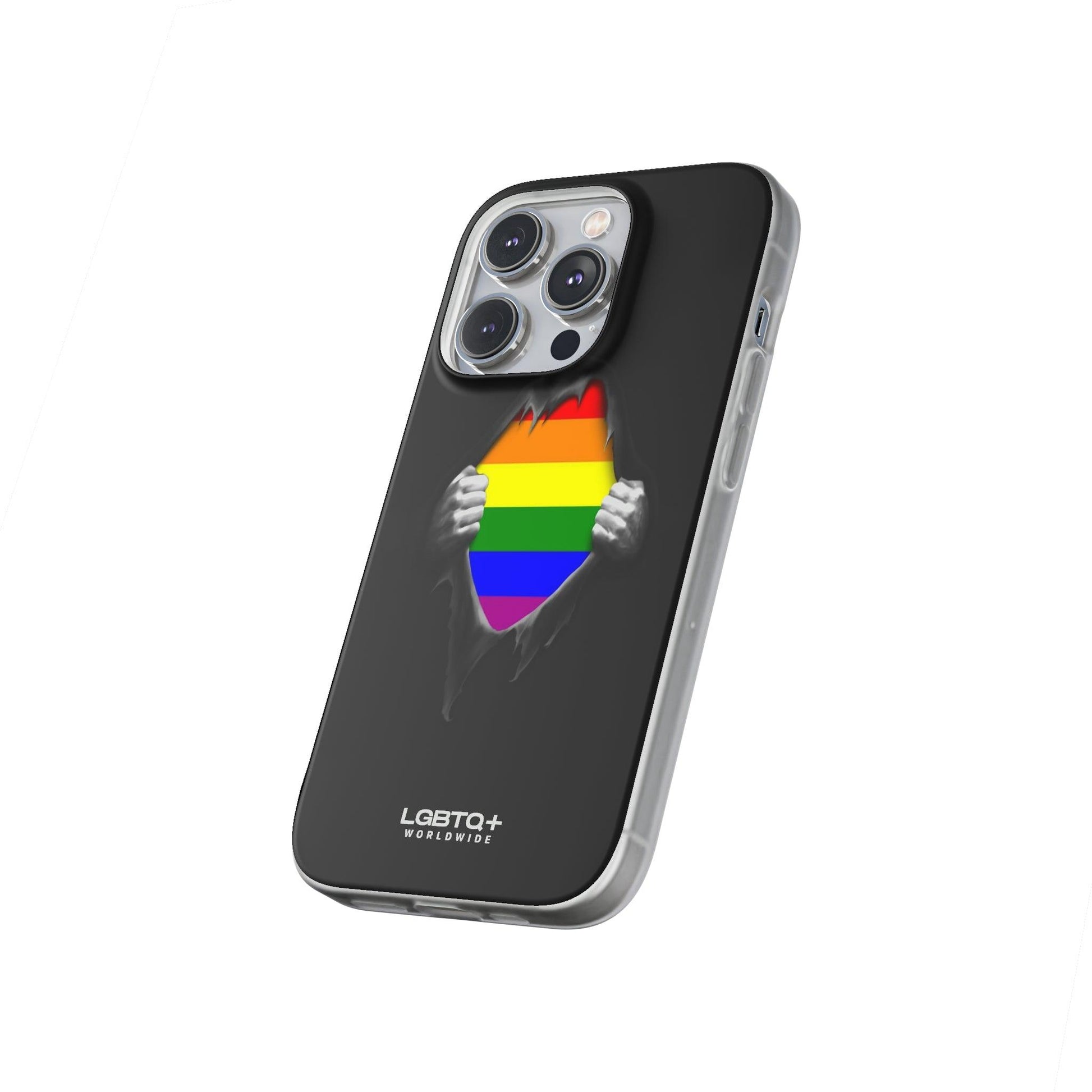 LGBTQWorldwide - ,,SCHWARZES LOCH" Flexible Handyhülle Accessories, Case, iPhone, iPhone Cases, Phone accessory, Phone Cases, Samsung Cases, silikon, Valentine's Day promotion lgbtq Bekleidung Accessoires unisex Zubehör