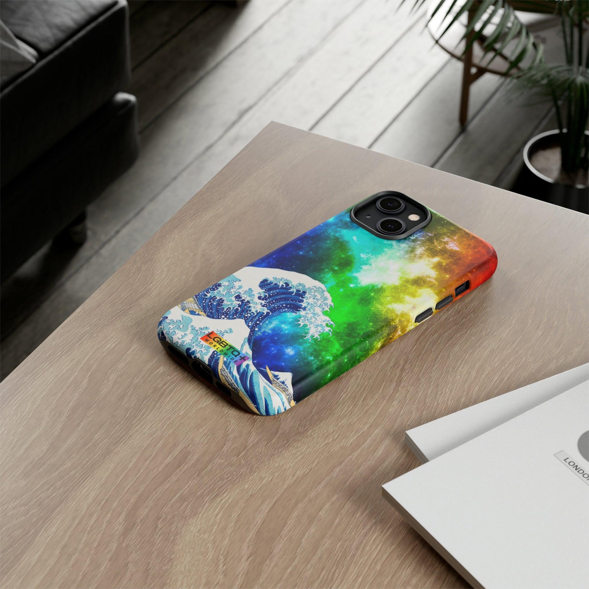 LGBTQWorldwide - ,,WELLE" Doppelgehäuse Handyhülle Accessories, Glossy, iPhone Cases, Matte, Phone accessory, Phone Cases, Samsung Cases, Thermo, Valentine's Day Picks lgbtq Bekleidung Accessoires unisex Zubehör