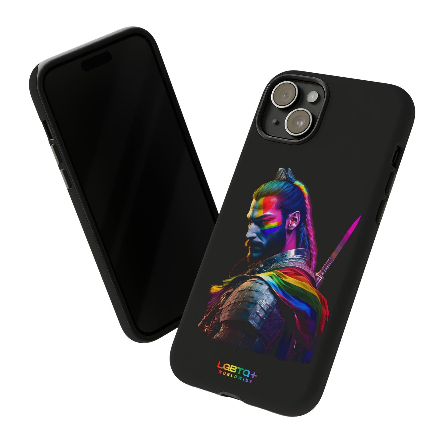 LGBTQWorldwide - ,,SAMURAI" Doppelgehäuse Handyhülle Accessories, Glossy, iPhone Cases, Matte, Phone accessory, Phone Cases, Samsung Cases, tough, Valentine's Day Picks lgbtq Bekleidung Accessoires unisex Zubehör