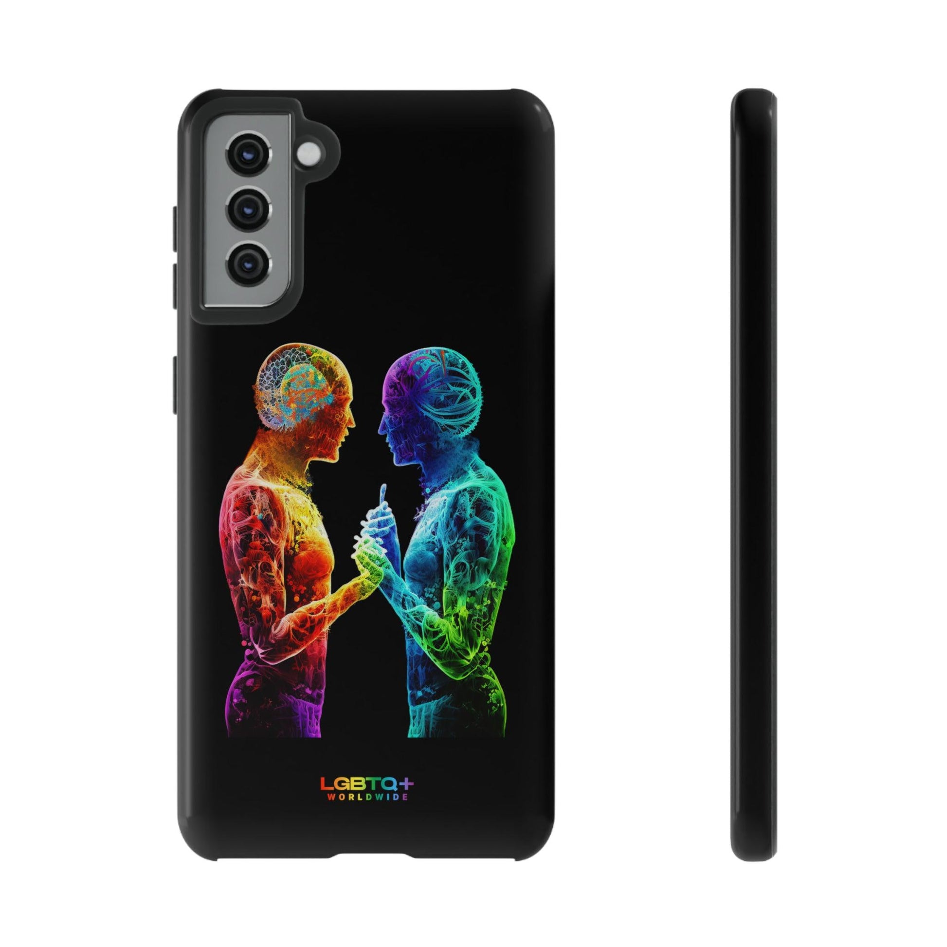 LGBTQWorldwide - ,,ZUSAMMEN" Doppelgehäuse Handyhülle Accessories, Glossy, iPhone Cases, Matte, Phone accessory, Phone Cases, Samsung Cases, tough, Valentine's Day Picks lgbtq Bekleidung Accessoires unisex Zubehör