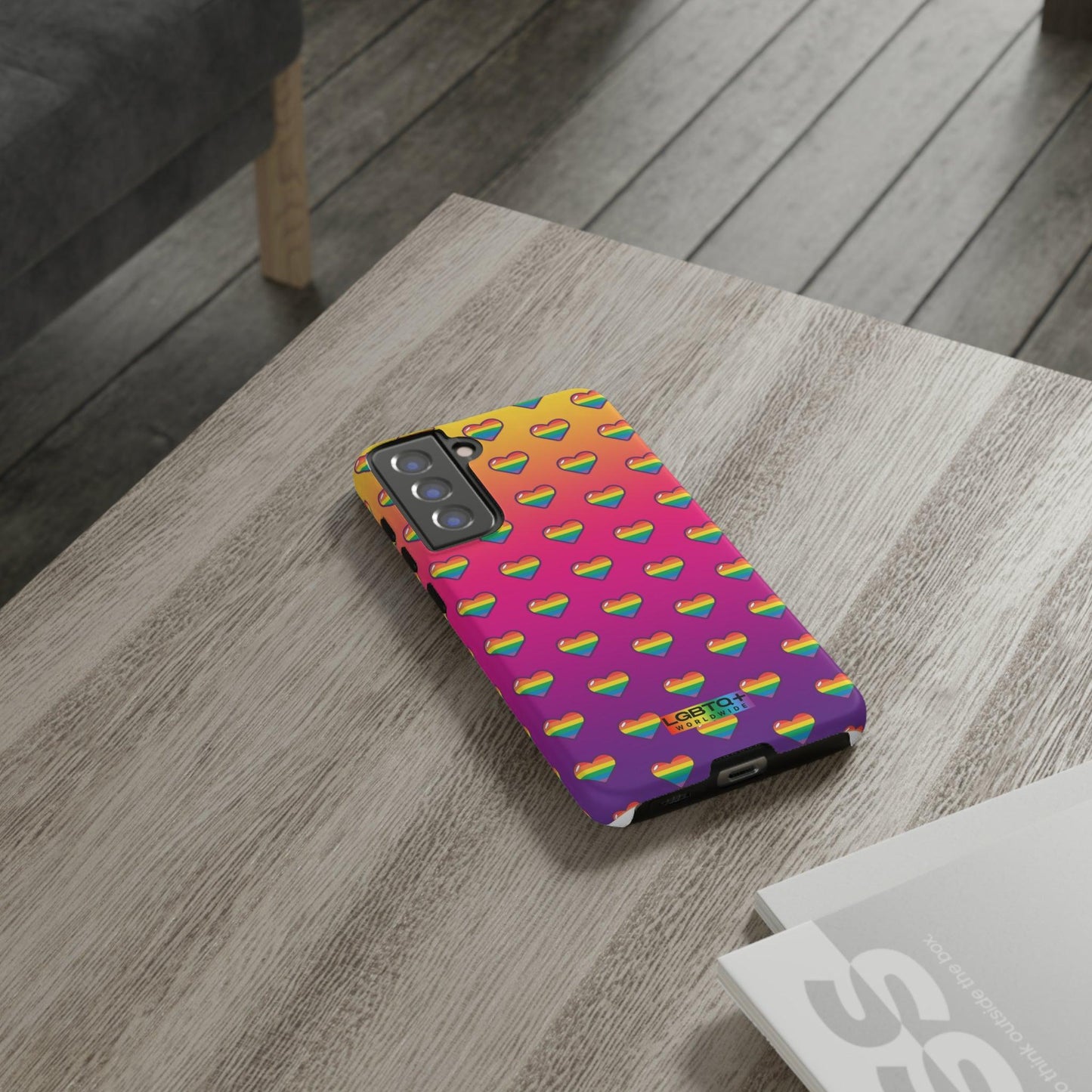 LGBTQWorldwide - ,,HERZ" Doppelgehäuse Handyhülle Accessories, Glossy, iPhone Cases, Matte, Phone accessory, Phone Cases, Samsung Cases, Thermo, Valentine's Day Picks lgbtq Bekleidung Accessoires unisex Zubehör