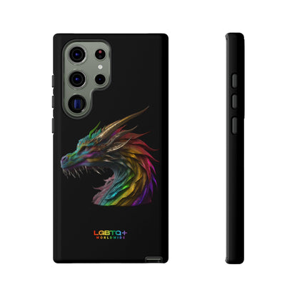 LGBTQWorldwide - ,,DRACHE" Doppelgehäuse Handyhülle Accessories, Glossy, iPhone Cases, Matte, Phone accessory, Phone Cases, Samsung Cases, tough, Valentine's Day Picks lgbtq Bekleidung Accessoires unisex Zubehör