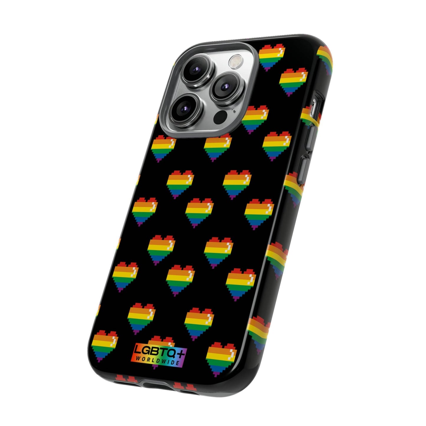 LGBTQWorldwide - ,,COMIC HERZEN" Doppelgehäuse Handyhülle Accessories, Glossy, iPhone Cases, Matte, Phone accessory, Phone Cases, Samsung Cases, Thermo, Valentine's Day Picks lgbtq Bekleidung Accessoires unisex Zubehör