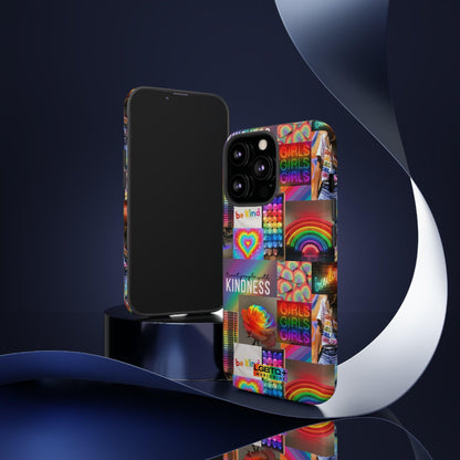 LGBTQWorldwide - ,,FREUNDLICH" Doppelgehäuse Handyhülle Accessories, Glossy, iPhone Cases, Matte, Phone accessory, Phone Cases, Samsung Cases, Thermo, Valentine's Day Picks lgbtq Bekleidung Accessoires unisex Zubehör