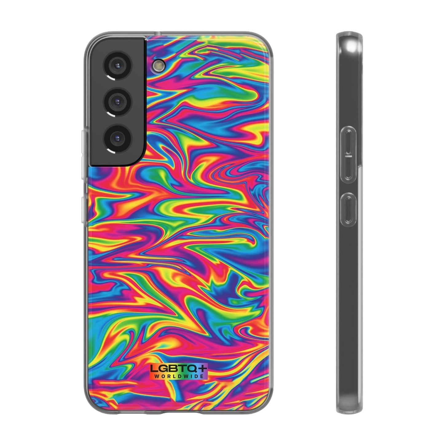 LGBTQWorldwide - ,,ABSTRACT" Flexible Handyhülle Accessories, Case, iPhone, iPhone Cases, Phone accessory, Phone Cases, Samsung Cases, silikon, Valentine's Day promotion lgbtq Bekleidung Accessoires unisex Zubehör