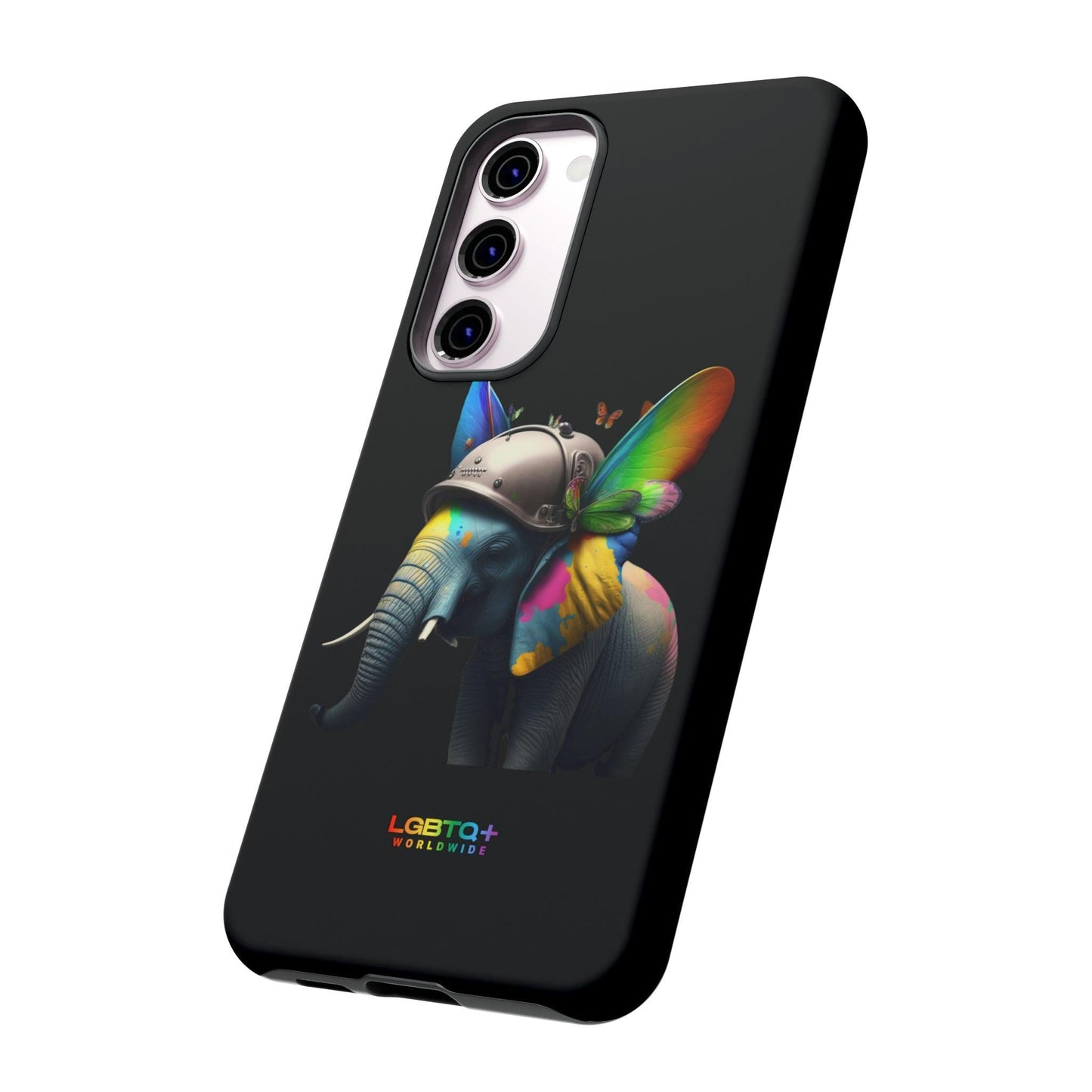 LGBTQWorldwide - ,,ELEFANT" Doppelgehäuse Handyhülle Accessories, Glossy, iPhone Cases, Matte, Phone accessory, Phone Cases, Samsung Cases, tough, Valentine's Day Picks lgbtq Bekleidung Accessoires unisex Zubehör