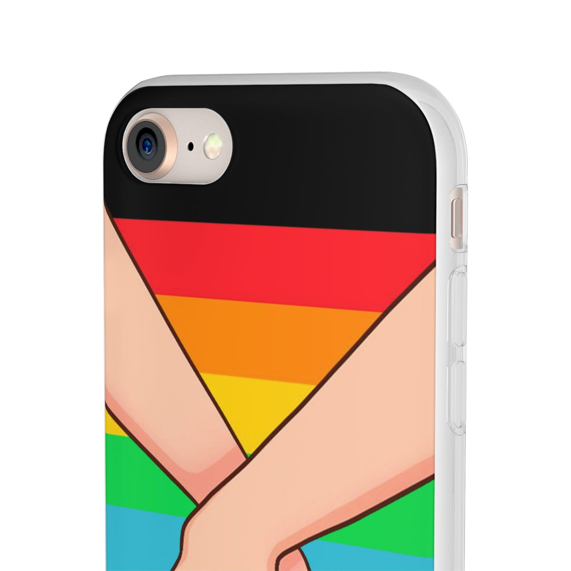 LGBTQWorldwide - ,,TOGETHER PRIDE" Flexible Handyhülle Accessories, Case, iPhone, iPhone Cases, Phone accessory, Phone Cases, Samsung Cases, silikon, Valentine's Day promotion lgbtq Bekleidung Accessoires unisex Zubehör