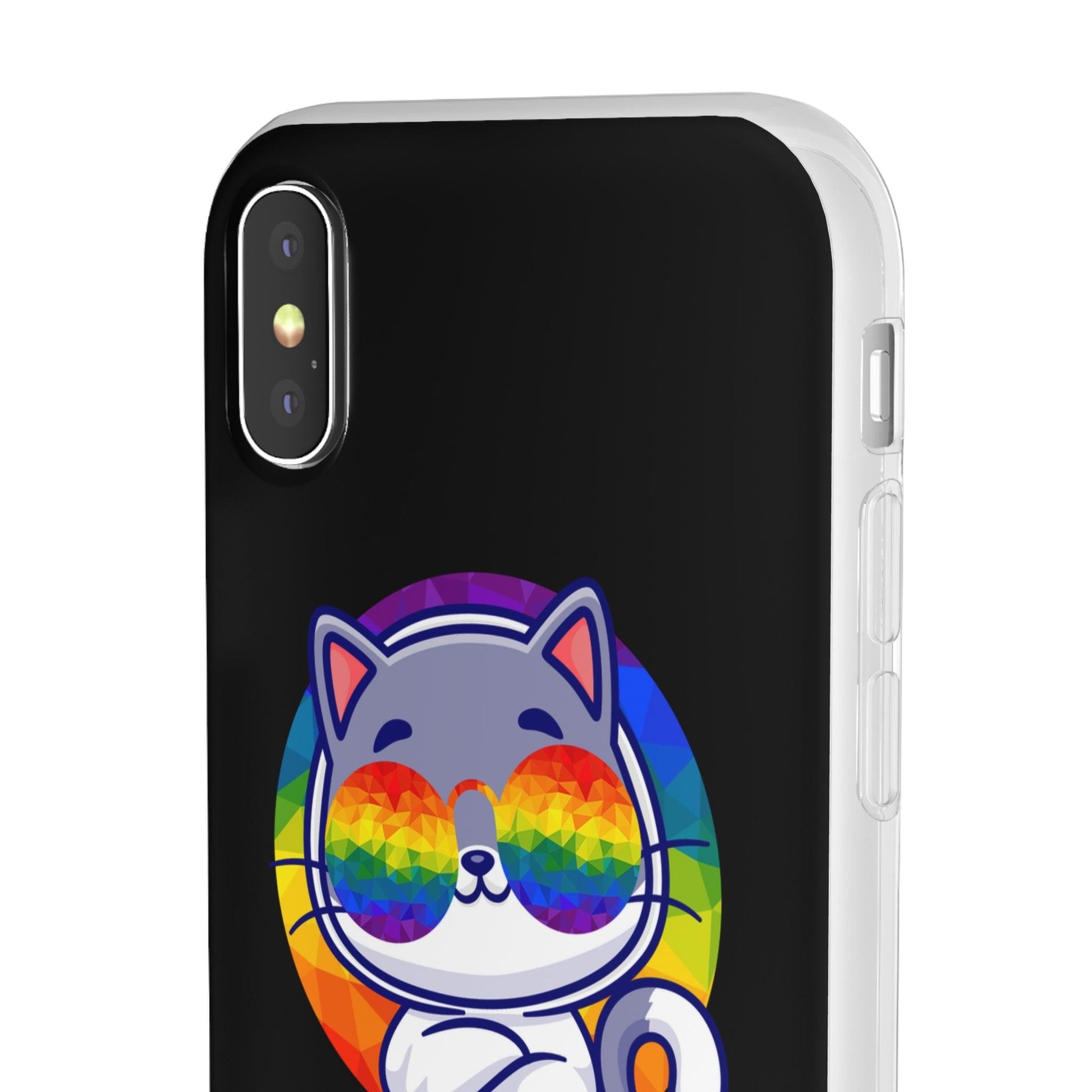 LGBTQWorldwide - ,,PURRIDE" Flexible Handyhülle Accessories, Case, iPhone, iPhone Cases, Phone accessory, Phone Cases, Samsung Cases, silikon, Valentine's Day promotion lgbtq Bekleidung Accessoires unisex Zubehör