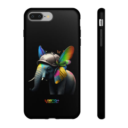 LGBTQWorldwide - ,,ELEFANT" Doppelgehäuse Handyhülle Accessories, Glossy, iPhone Cases, Matte, Phone accessory, Phone Cases, Samsung Cases, tough, Valentine's Day Picks lgbtq Bekleidung Accessoires unisex Zubehör