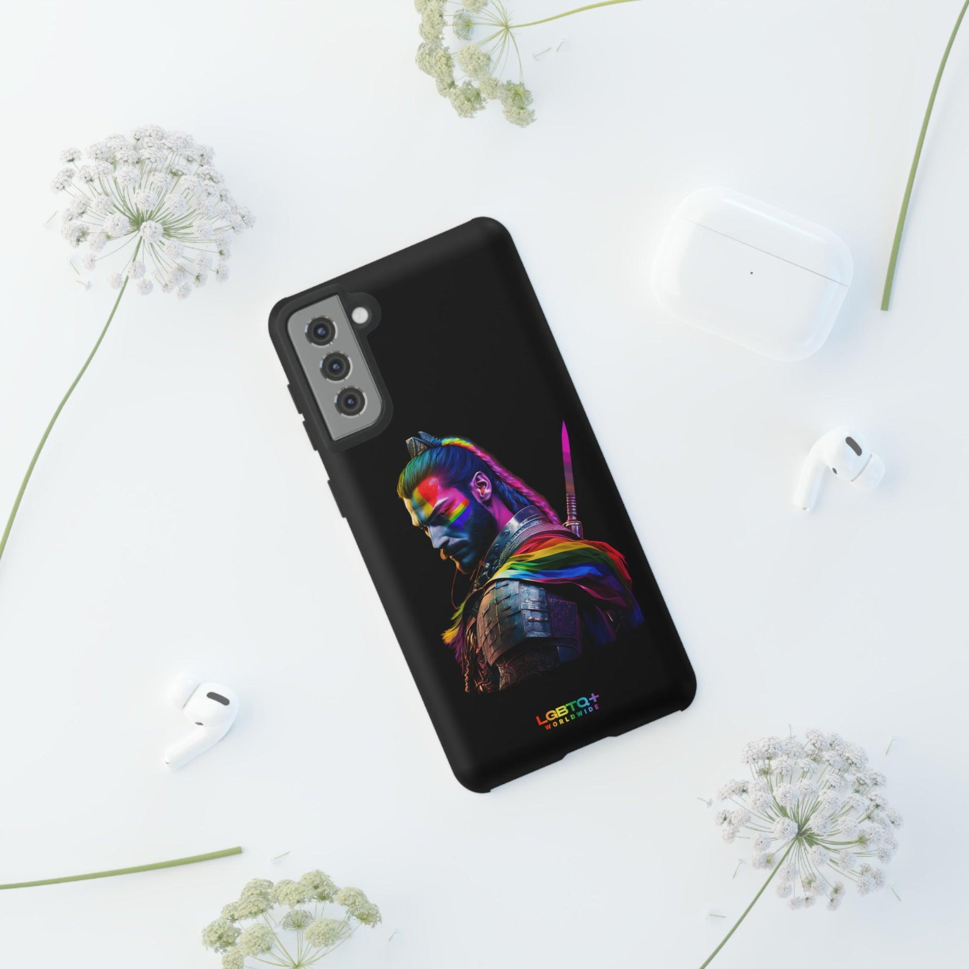 LGBTQWorldwide - ,,SAMURAI" Doppelgehäuse Handyhülle Accessories, Glossy, iPhone Cases, Matte, Phone accessory, Phone Cases, Samsung Cases, tough, Valentine's Day Picks lgbtq Bekleidung Accessoires unisex Zubehör