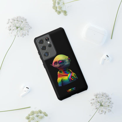 LGBTQWorldwide - ,,ALIEN" Doppelgehäuse Handyhülle Accessories, Glossy, iPhone Cases, Matte, Phone accessory, Phone Cases, Samsung Cases, tough, Valentine's Day Picks lgbtq Bekleidung Accessoires unisex Zubehör