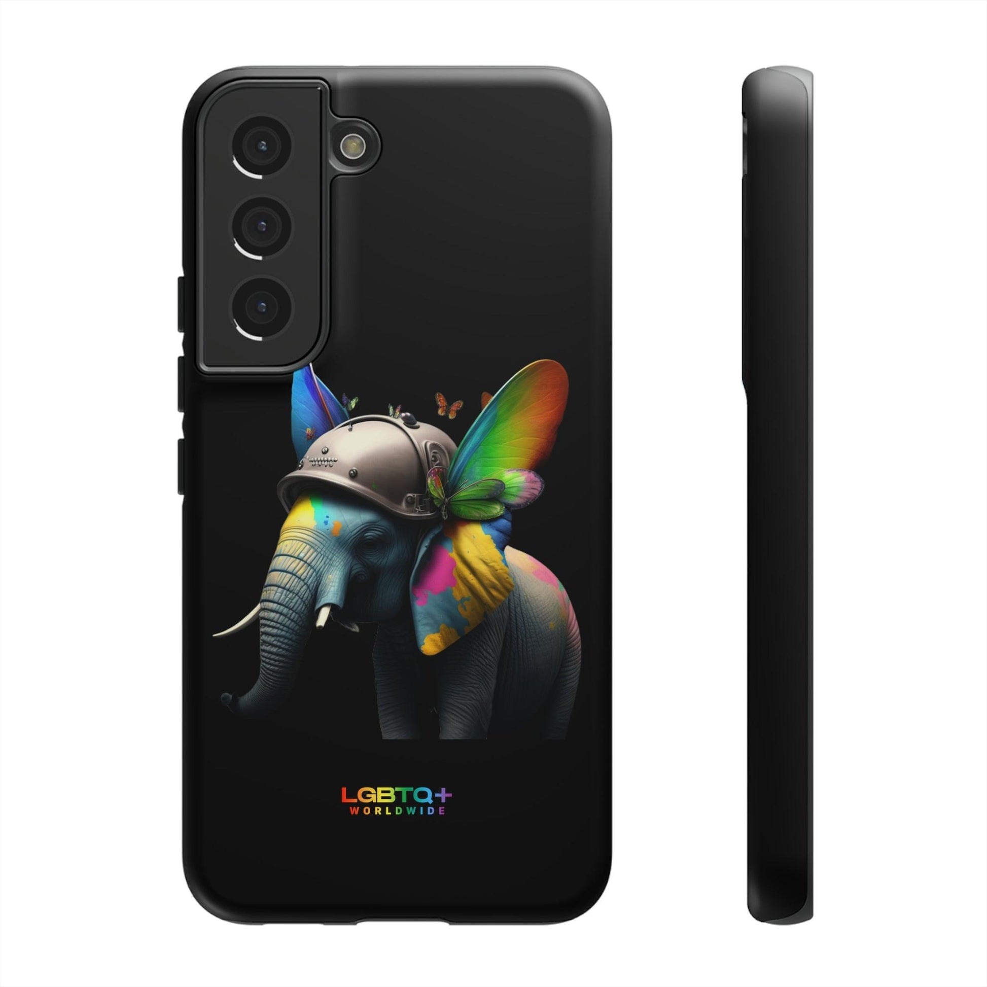 LGBTQWorldwide - ,,ELEFANT" Doppelgehäuse Handyhülle Accessories, Glossy, iPhone Cases, Matte, Phone accessory, Phone Cases, Samsung Cases, tough, Valentine's Day Picks lgbtq Bekleidung Accessoires unisex Zubehör