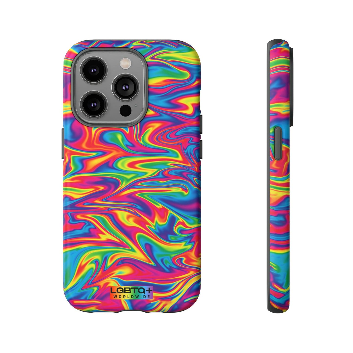 LGBTQWorldwide - ,,ABSTRACT" Doppelgehäuse Handyhülle Accessories, Glossy, iPhone Cases, Matte, Phone accessory, Phone Cases, Samsung Cases, Thermo, Valentine's Day Picks lgbtq Bekleidung Accessoires unisex Zubehör