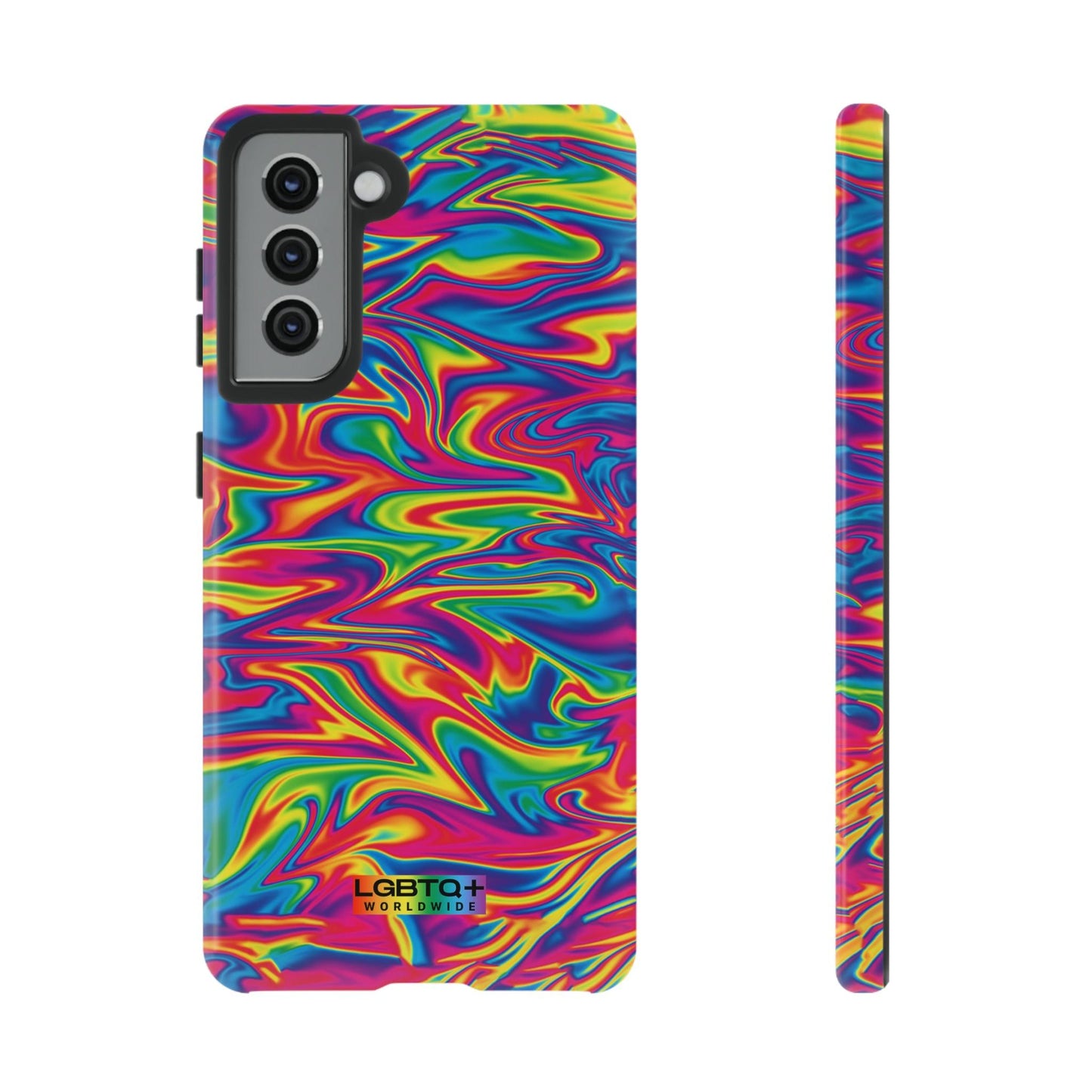 LGBTQWorldwide - ,,ABSTRACT" Doppelgehäuse Handyhülle Accessories, Glossy, iPhone Cases, Matte, Phone accessory, Phone Cases, Samsung Cases, Thermo, Valentine's Day Picks lgbtq Bekleidung Accessoires unisex Zubehör