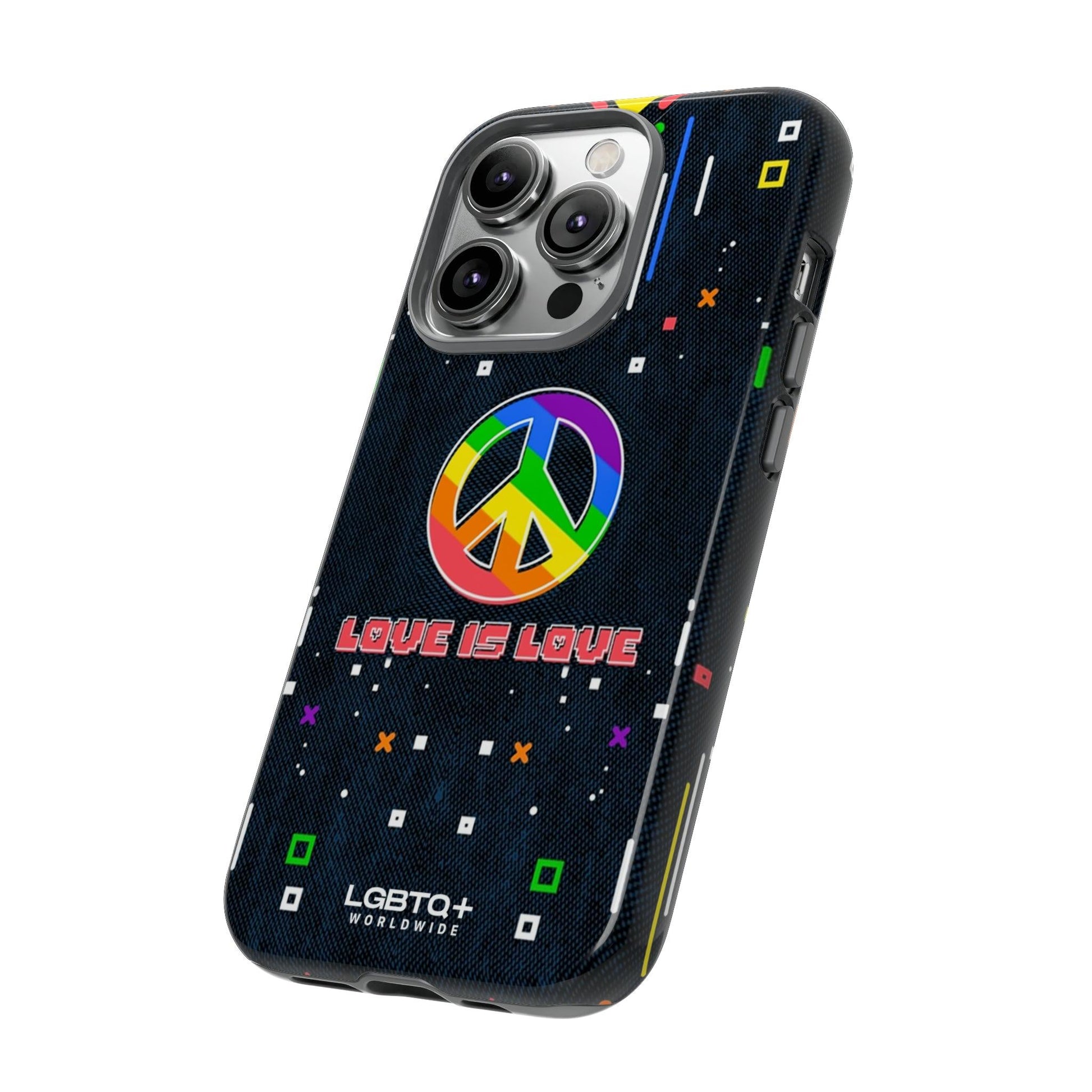 LGBTQWorldwide - ,,PEACE" Doppelgehäuse Handyhülle Accessories, Glossy, iPhone Cases, Matte, Phone accessory, Phone Cases, Samsung Cases, Thermo, Valentine's Day Picks lgbtq Bekleidung Accessoires unisex Zubehör