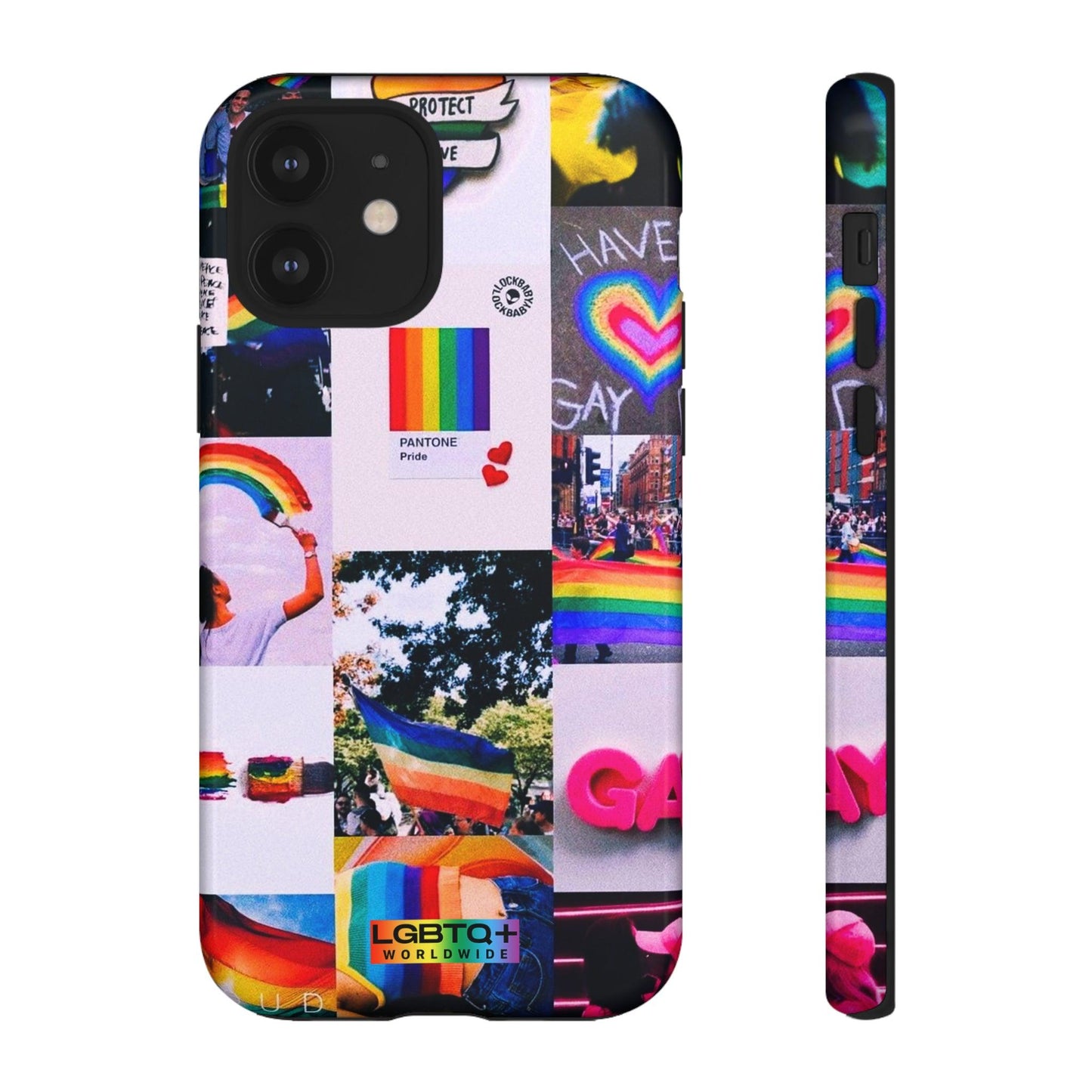 LGBTQWorldwide - ,,REGENBOGEN" Doppelgehäuse Handyhülle Accessories, Glossy, iPhone Cases, Matte, Phone accessory, Phone Cases, Samsung Cases, Thermo, Valentine's Day Picks lgbtq Bekleidung Accessoires unisex Zubehör