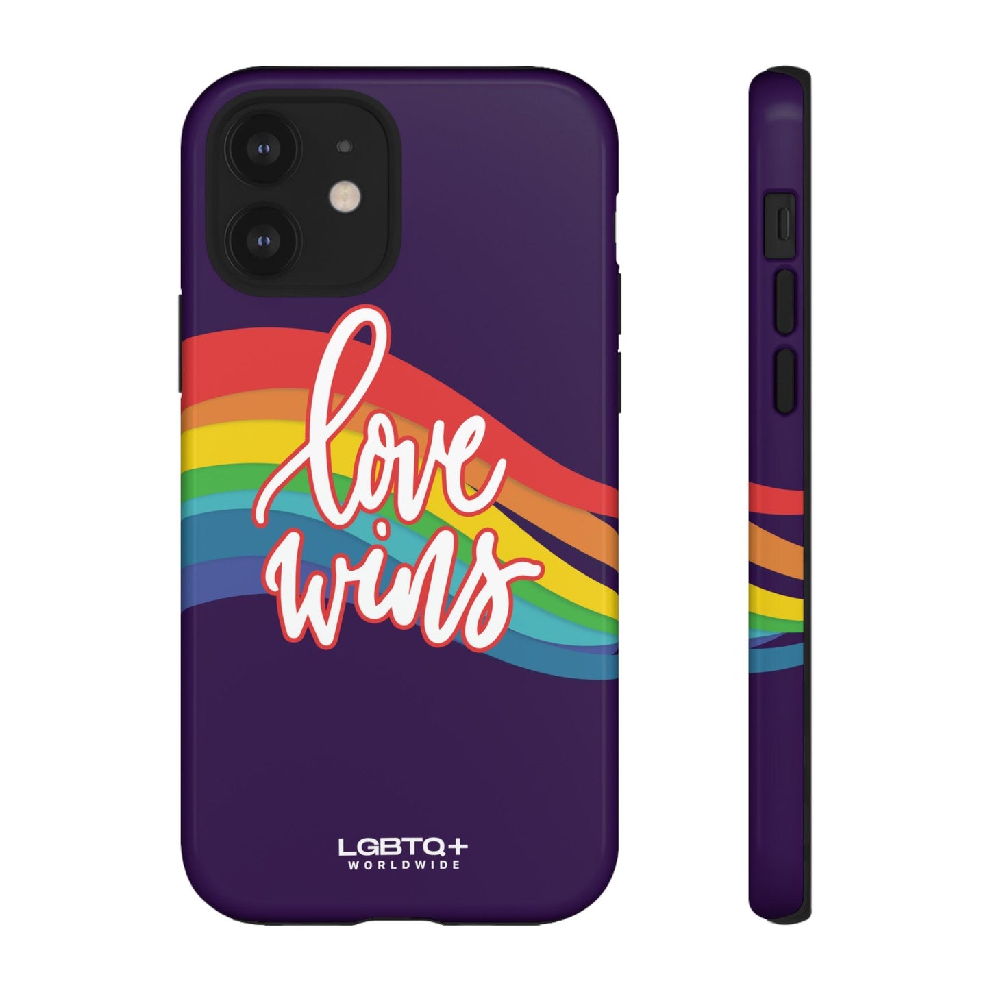 LGBTQWorldwide - ,,LIEBE GEWINNT" Doppelgehäuse Handyhülle Accessories, Glossy, iPhone Cases, Matte, Phone accessory, Phone Cases, Samsung Cases, Thermo, Valentine's Day Picks lgbtq Bekleidung Accessoires unisex Zubehör