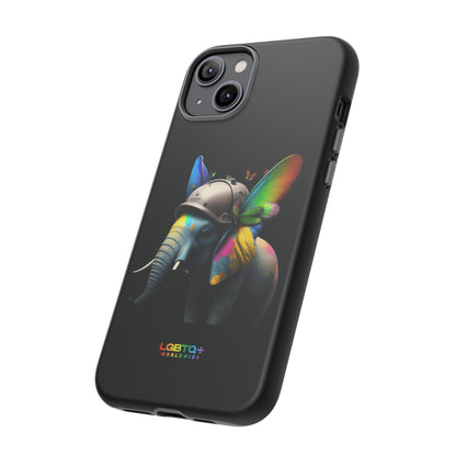 LGBTQWorldwide - ,,ELEFANT" Doppelgehäuse Handyhülle Accessories, Glossy, iPhone Cases, Matte, Phone accessory, Phone Cases, Samsung Cases, tough, Valentine's Day Picks lgbtq Bekleidung Accessoires unisex Zubehör