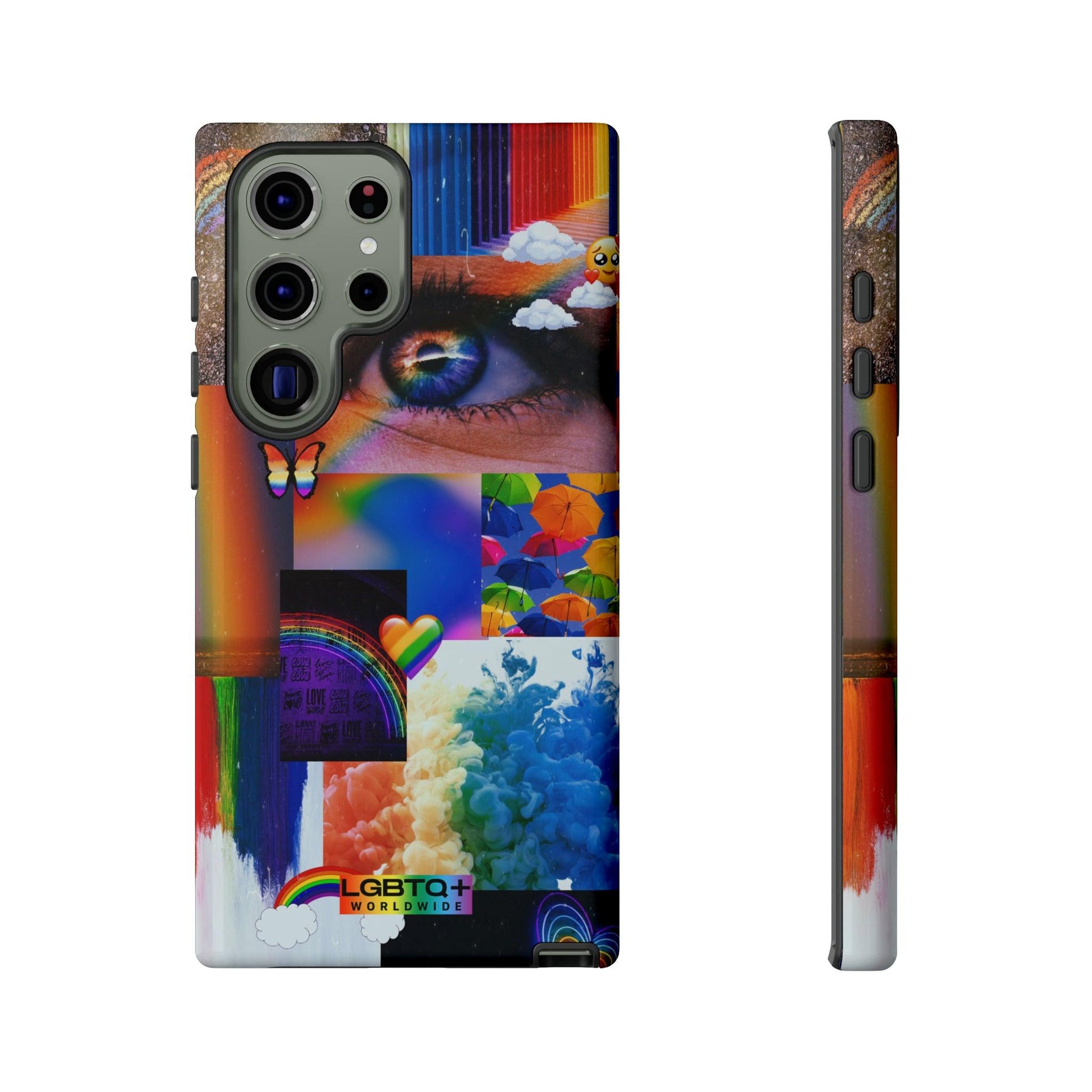 LGBTQWorldwide - ,,VISION" Doppelgehäuse Handyhülle Accessories, Glossy, iPhone Cases, Matte, Phone accessory, Phone Cases, Samsung Cases, Thermo, Valentine's Day Picks lgbtq Bekleidung Accessoires unisex Zubehör