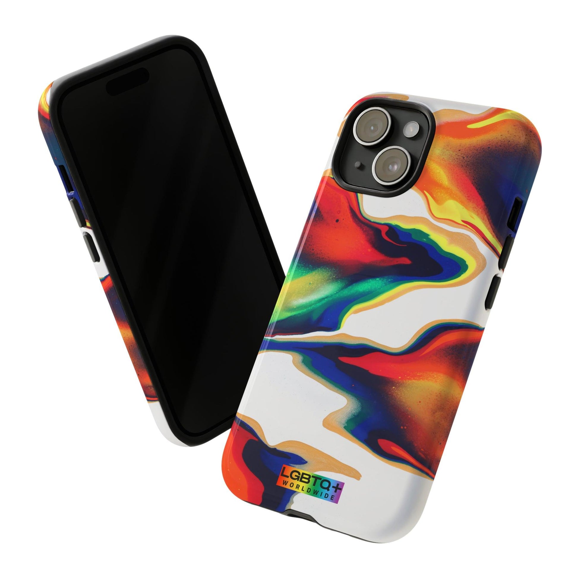 LGBTQWorldwide - ,,EINZIGARTIG" Doppelgehäuse Handyhülle Accessories, Glossy, iPhone Cases, Matte, Phone accessory, Phone Cases, Samsung Cases, Thermo, Valentine's Day Picks lgbtq Bekleidung Accessoires unisex Zubehör