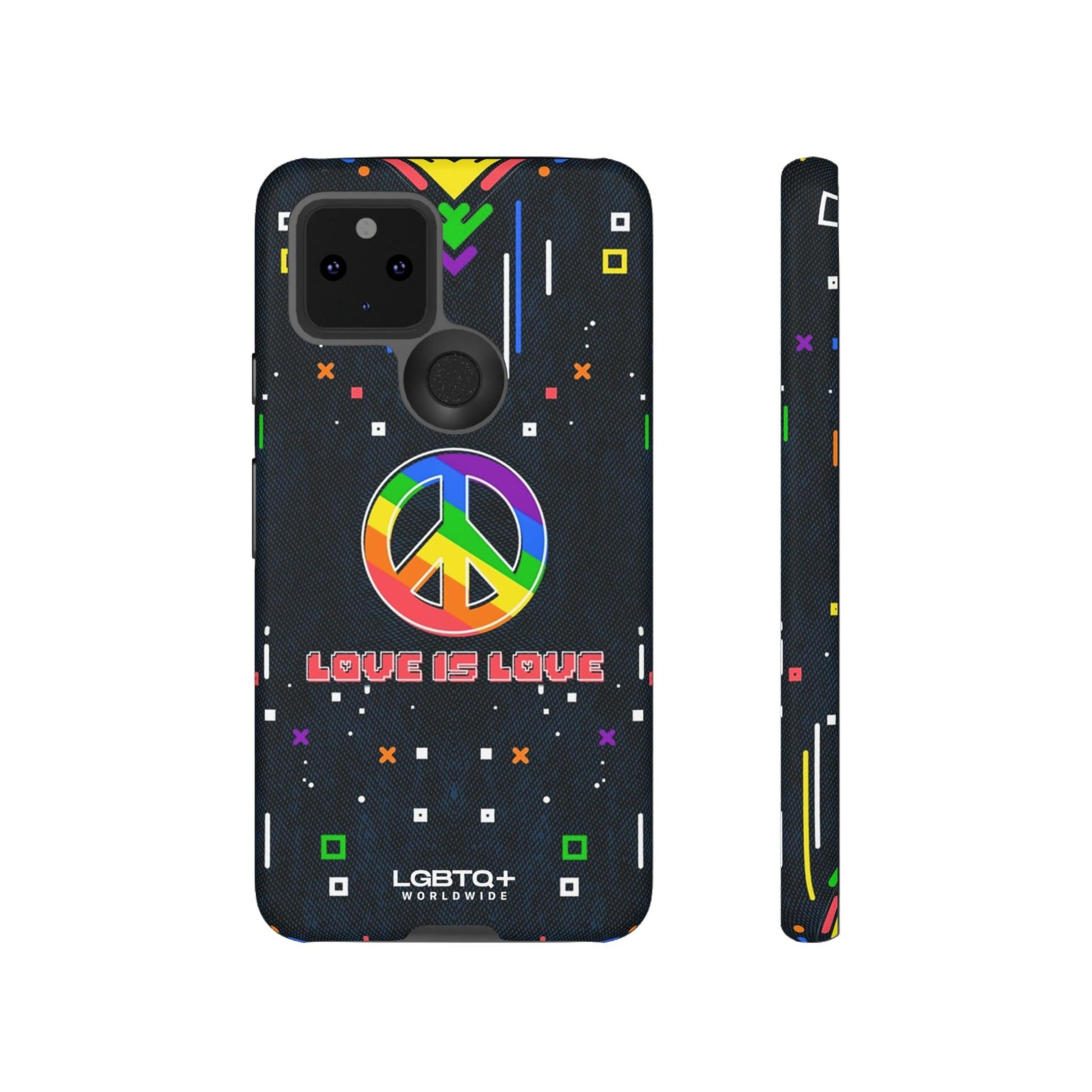 LGBTQWorldwide - ,,PEACE" Doppelgehäuse Handyhülle Accessories, Glossy, iPhone Cases, Matte, Phone accessory, Phone Cases, Samsung Cases, Thermo, Valentine's Day Picks lgbtq Bekleidung Accessoires unisex Zubehör