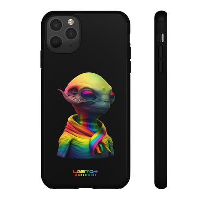 LGBTQWorldwide - ,,ALIEN" Doppelgehäuse Handyhülle Accessories, Glossy, iPhone Cases, Matte, Phone accessory, Phone Cases, Samsung Cases, tough, Valentine's Day Picks lgbtq Bekleidung Accessoires unisex Zubehör